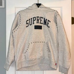 Supreme fw18 studded hoodie